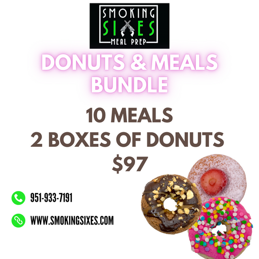 10 Meals & 2 boxes of protein donuts